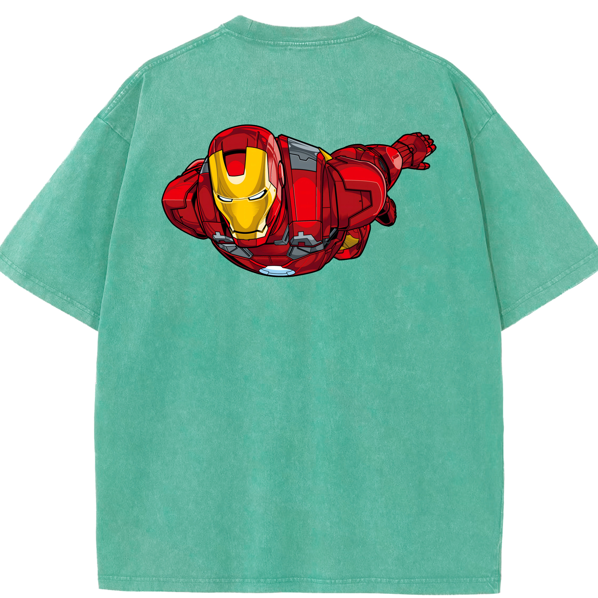 （画像用） アベンジャーズ The Avengers 綿100% ヴィンテージ風 半袖Tシャツ（背面プリント）